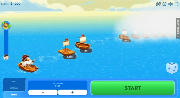Chicken Pirate Routeゲーム画面